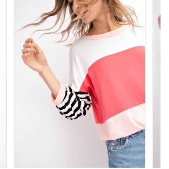 Bamboo bouffant long sleeve top - Picture 3 of 7